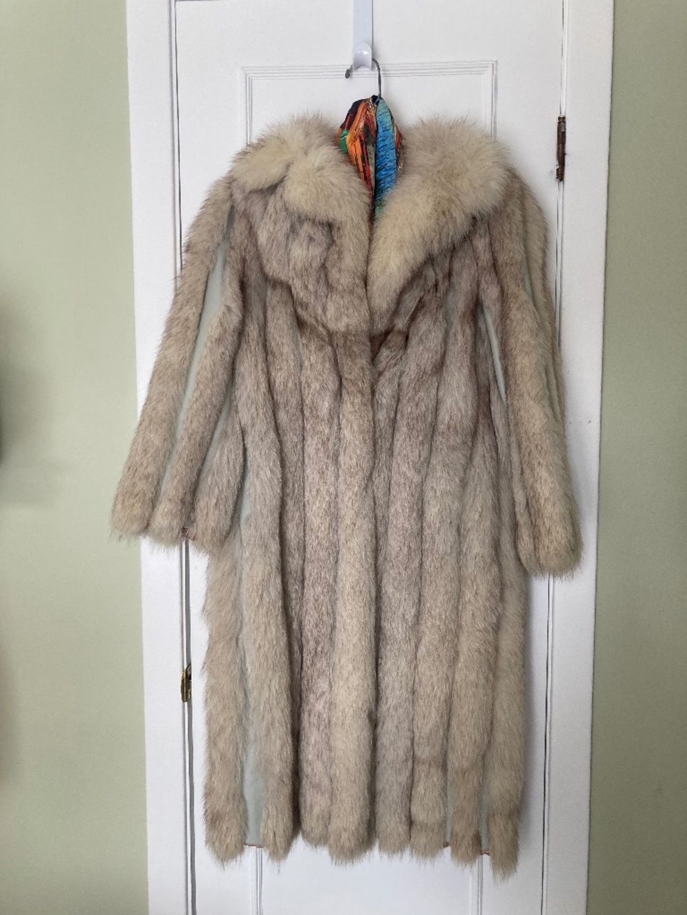 Norwegian fox fur coat full lenght
